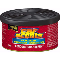 California Scents Αρωματική Κονσέρβα Κονσόλας/Ταμπλό Αυτοκινήτου Car Scents Concord Cranberry 42gr
