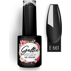 Gellie UV Led Soak Off E 661 Glitter Ημιμόνιμο Βερνίκι Νυχιών 10ml