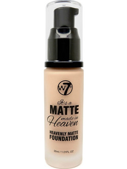W7 Made In Heaven Matte Natural Beige Liquid Foundation 30ml