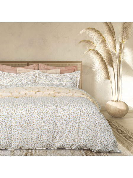 Das Home Κουβερλι Υπερδιπλο Prestige 1682 Κρεμ - Ωχρα Κρεμ - Ωχρα