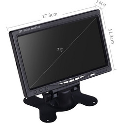 Οθόνη 7" TFT 12V για Ταμπλό Αυτοκινήτου Universal με Τηλεχειριστήριο D-117