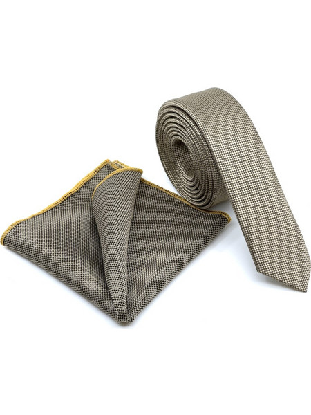 LEGEND TIE OXFORD WITH HANDKERCHIEF 4.5CM
