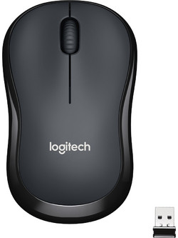 Logitech M220 Silent Ασύρματο Ποντίκι Dark Grey