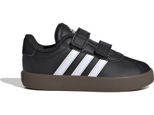 Adidas VL Court 3.0 Παιδικά Sneakers Μαύρα ID9156