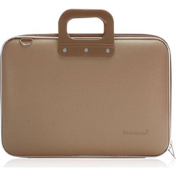 Bombata Classic Vinil Τσάντα Laptop Χειρός 16" Cappuccino