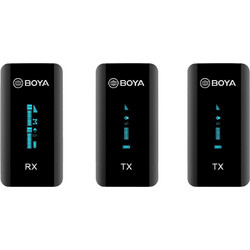 Boya BY-XM6-S2 Σετ 2 Ασύρματα Μικρόφωνα Πέτου 3.5mm