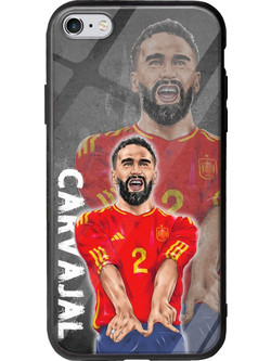Θήκη Euro 2024 - Dani Carvajal iPhone 6 Plus / iPhone 6s Plus Groove TPU (Tempered Glass και TPU)