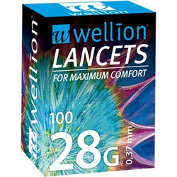 Wellion 28G 0.37mm Σκαρφιστήρες Μέτρησης Σακχάρου 100τμχ