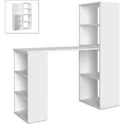 Megapap Last Γραφείο Ξύλινο με Βιβλιοθήκη 119x44.7x123cm GP042-0203,1
