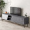 Megapap Έπιπλο Τηλεόρασης Ξύλινο Γκρι Μ180xΠ35.6xΥ48cm Fiona GP037-0075,3
