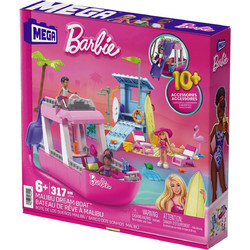 Mega Construx(TM) Barbie(TM) Βάρκα Malibu Και Ναυαγοσώστης 317τεμ. (HPN79)