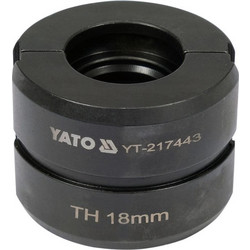 Yato ΥΤ-217443 Μήτρα TH 18mm (Για YT-21735) Black,Silver
