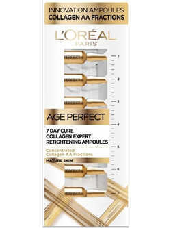 L'Oreal Paris Age Perfect Ampoules Αντιγηραντικό Serum Προσώπου για Σύσφιξη με Κολλαγόνο 7x1ml