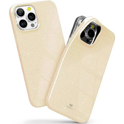 Mercury Goospery Pearl Jelly Back Cover Gold (iPhone 13 Pro)