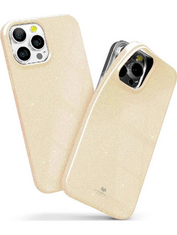 Mercury Goospery Pearl Jelly Back Cover Gold (iPhone 13 Pro)