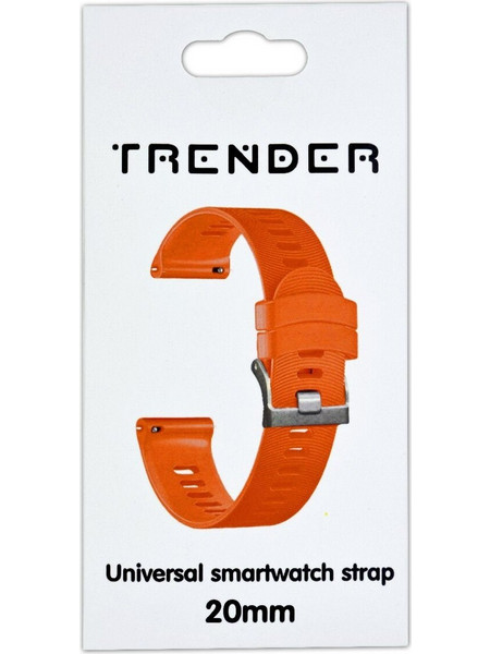 Trender TR-SL20OR Λουράκι Σιλικόνης Orange (Universal 20mm)