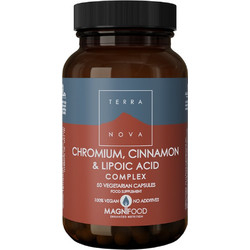 TerraNova Chromium Cinnamon & Lipoic Acid Complex 50 Κάψουλες