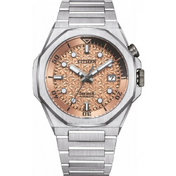 Citizen Series 8 Ανδρικό Ρολόι Αυτόματο με Ασημί Μεταλλικό Μπρασελέ NB6066-51W
