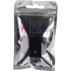 HYPER-FIX ΜΟΥΦΑ RJ45 (ΘΗΛΥΚΟ) ΣΕ RJ45 (ΘΗΛΥΚΟ) 8P8C ΓΙΑ CAT 5 ΜΑΥΡΟ