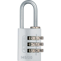 Abus 145/20 Titalium Λουκέτο Ασφαλείας Συνδυασμού 20mm ΜΑΥΡΟ