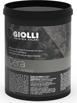 Giolli 023 Cera Per Stucco Antico Γυαλιστικό και Υδροαπωθητικό Κερί Πάστα 1 Kgr