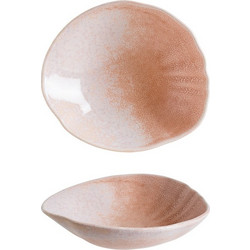 Μπώλ πορσελάνης ακανόνιστο σχήμα 19cm 935cc Blush Tone BONNA Σετ 6 c477167