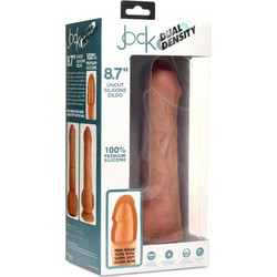 DILDO PENIS WITH TESTICLES DOUBLE DENSITY UNCUT FLESH