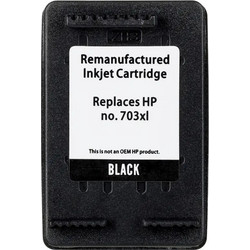 Superbulk printer ink HP B-H703BK (replacement HP 703 CD887) standard black