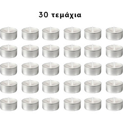 Σετ Ρεσώ σε Λευκό Χρώμα (Έως 4 ώρες Καύσης) 30τμχ