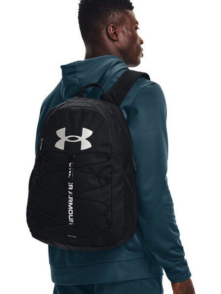 Under Armour Hustle Sport Τσάντα Πλάτης Μαύρη 1364181-001