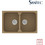 Sanitec Classic 318 Επικαθήμενος Νεροχύτης Γρανίτη Ματ Metallic Coffee 78x51cm