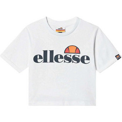 Ellesse Nicky Παιδικό Crop Top Κοντομάνικο Λευκό S4E08596-908