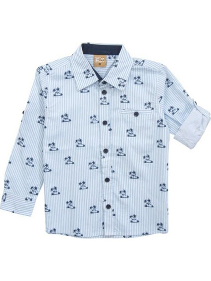 Παιδικό πουκάμισο for Funky Kids αγόρι 1-6 ετών 123-308100-1 Λευκό