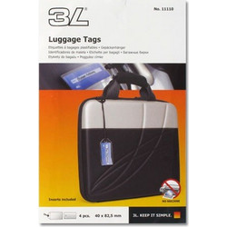Θήκες 3L Luggage Tags 40x165mm 4 Τεμάχια