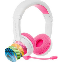 BuddyPhones School+ White / Pink