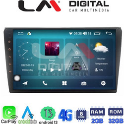 LM Digital ZR8050 Ηχοσύστημα Αυτοκινήτου με Οθόνη Αφής USB Bluetooth & GPS