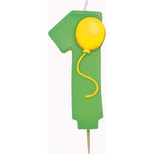 Κεράκι Ballon ''No 1'' Creative Converting