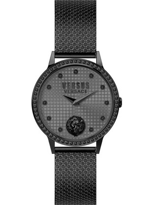 Versus Versace Γυναικείο Ρολόι με Μαύρο Μεταλλικό Μπρασελέ VSP572921