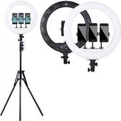 Led Ring Light With 3 Mobile Holders 35cm