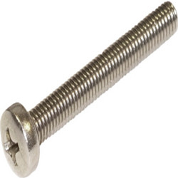 Σετ Ανοξείδωτες βίδες (inox) πομπέ (ψωμάκι) σταυρού DIN7985 A2 M6 200 τεμ
