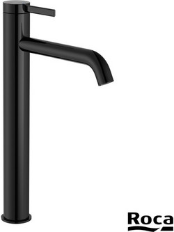 Μπαταρία Νιπτήρα Ona Tall με Βαλβίδα Click System Titanium Black A5A349ECN0 Roca