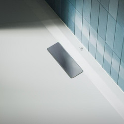 Ideal Standard Ορειχάλκινο Κανάλι Δαπέδου με Μέγεθος 19.5x5cm Ασημί T4493AA ref10279294