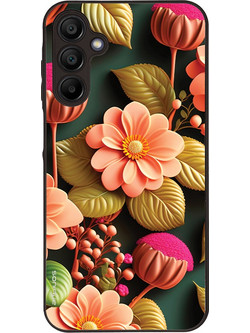 Sonique 3D Flower Series Θήκη Salmon (Samsung Galaxy A15 4G / 5G)