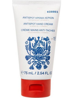 Korres Antispot Almond & Vitamin C Ενυδατική Κρέμα Χεριών SPF15 75ml