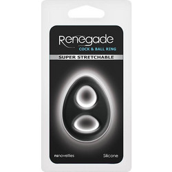 Ns Novelties Renegade Romeo Soft Ring Ελαστικό Δαχτυλίδι Πέους Σιλικόνης Μαύρο