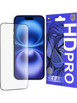 Lito case για iPhone 16 - HD Pro Clear - Μαύρο
