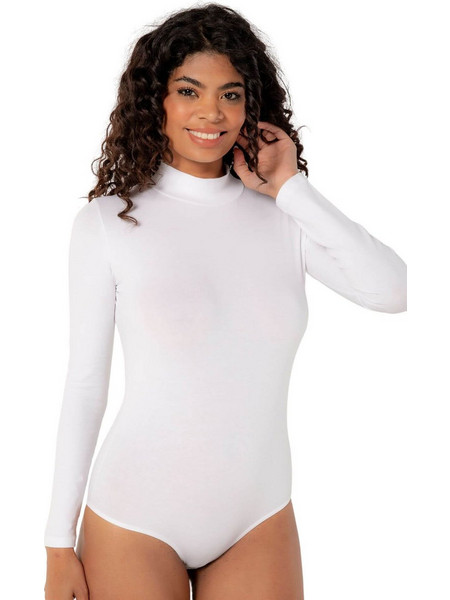 Κορμάκι Ζιβάγκο Μακρύ Μανίκι W2425 - ΛΕΥΚΟ
