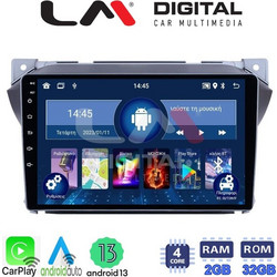 LM Digital ZN4449 Ηχοσύστημα Αυτοκινήτου με Οθόνη Αφής USB Bluetooth & GPS