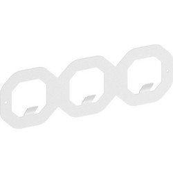 Κρεμάστρα Roline 426 Ματ Λευκό 30x10cm