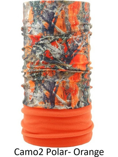 Περιλαίμιο Fleece Camo 2 Apu - Γκρι/Πορτοκαλί